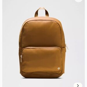 Lululemon Athletica Everyday Backpack mustard yellow